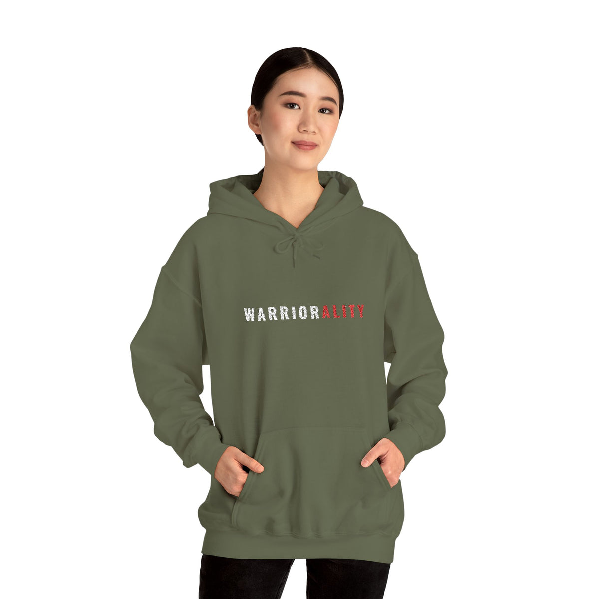 WARRIORALITY Hoodie – Bold Minimalist Statement Sweatshirt