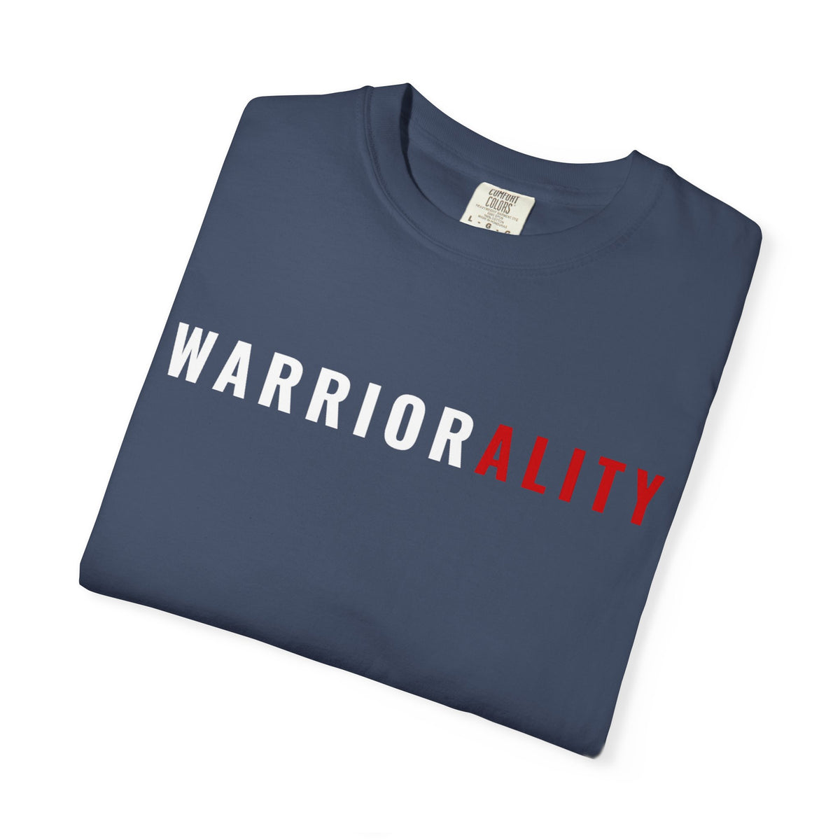 WARRIORALITY Front / No Excuses Only Discipline T-Shirt — Warrior Elite Motivational Tee
