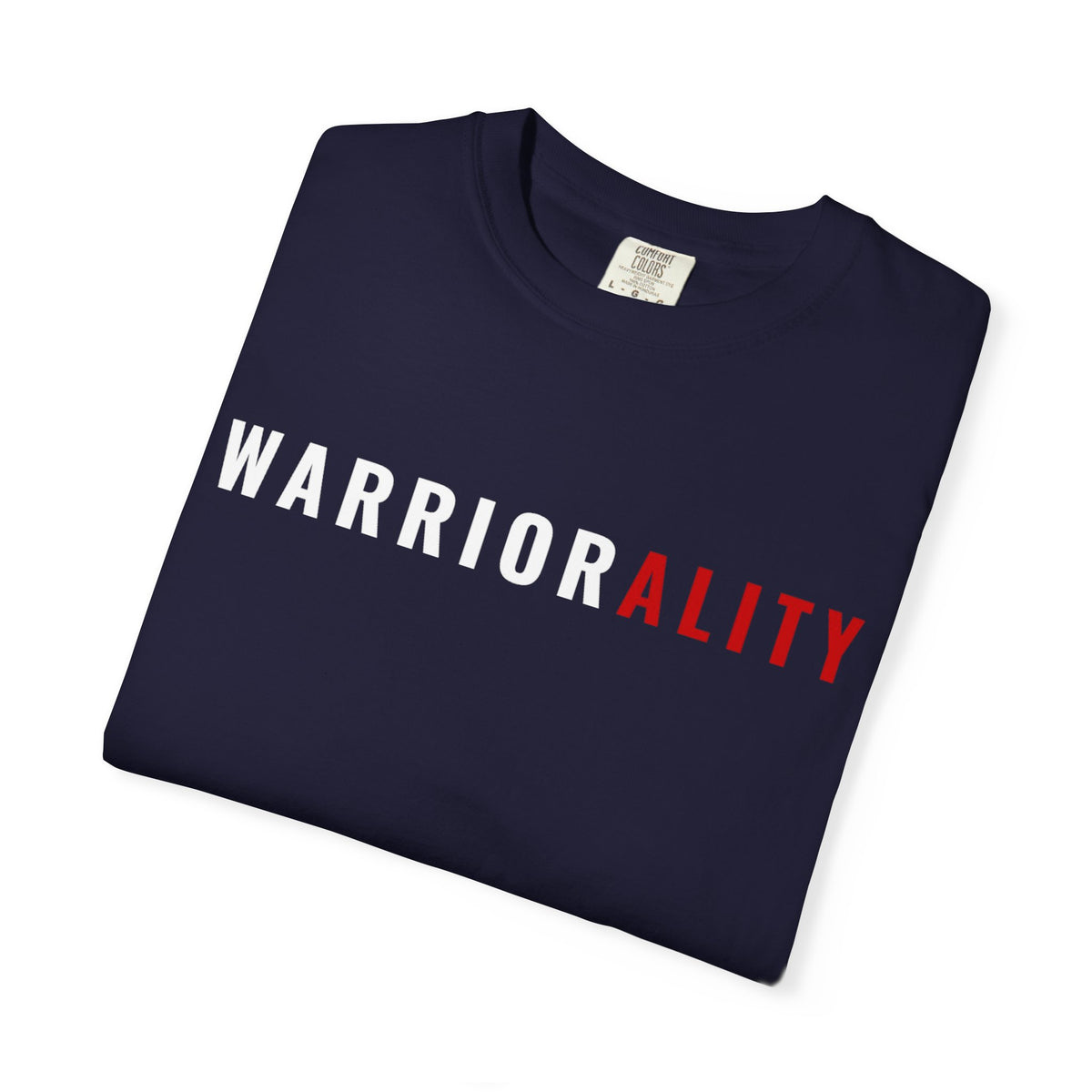 WARRIORALITY Front / No Excuses Only Discipline T-Shirt — Warrior Elite Motivational Tee