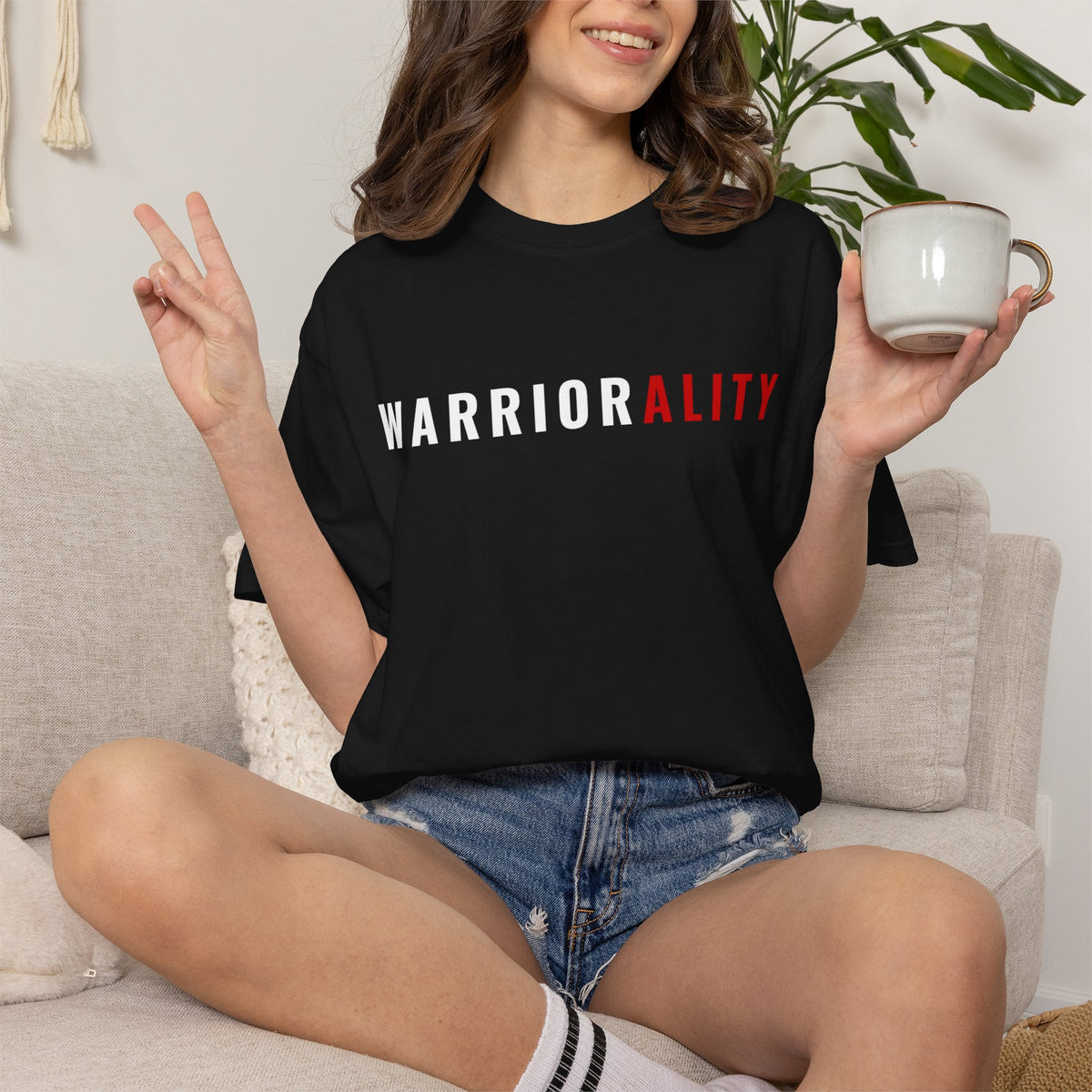 WARRIORALITY Front / No Excuses Only Discipline T-Shirt — Warrior Elite Motivational Tee