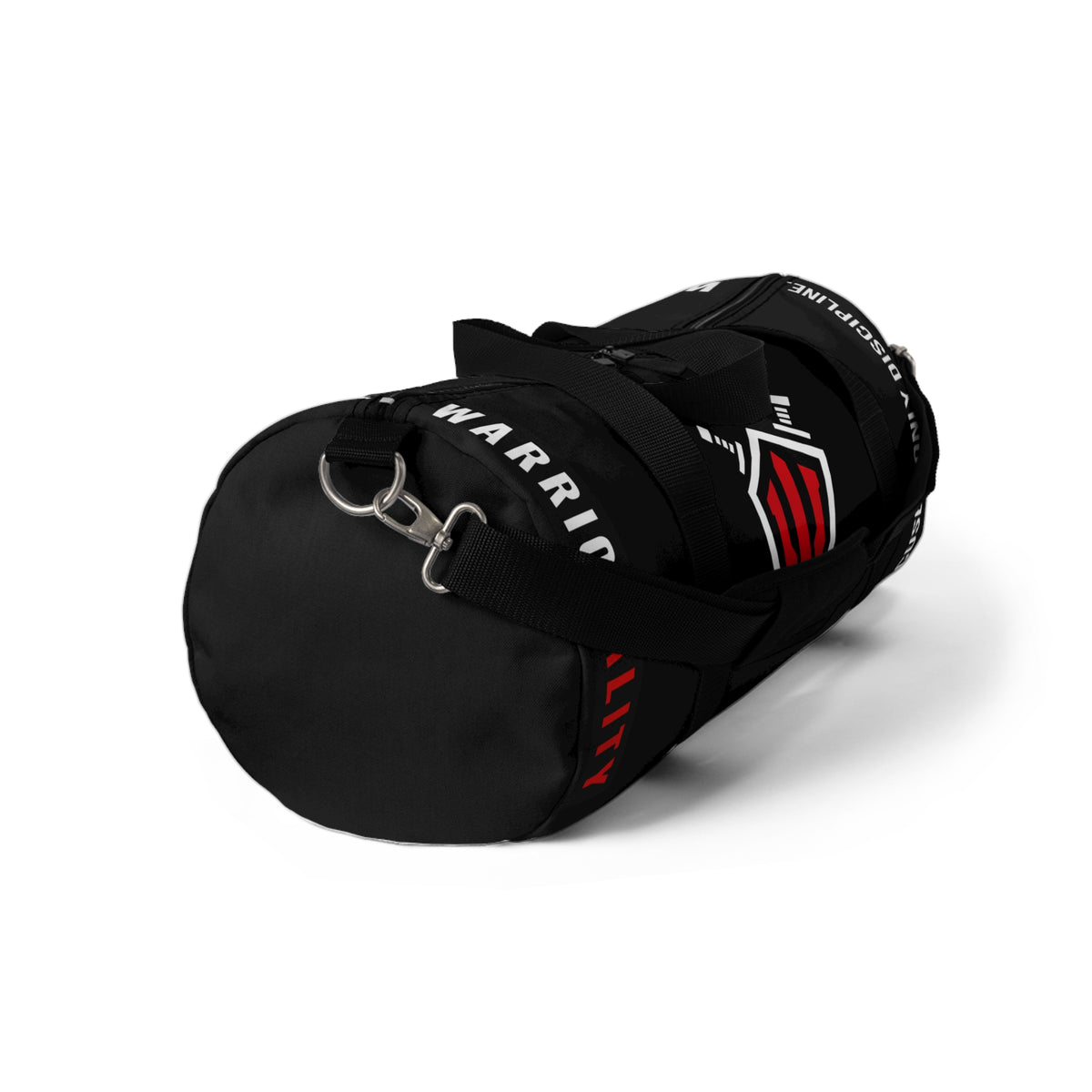Warrior Shield Gym Duffel Bag – 'No Excuses, Only Discipline' Fitness Travel Bag
