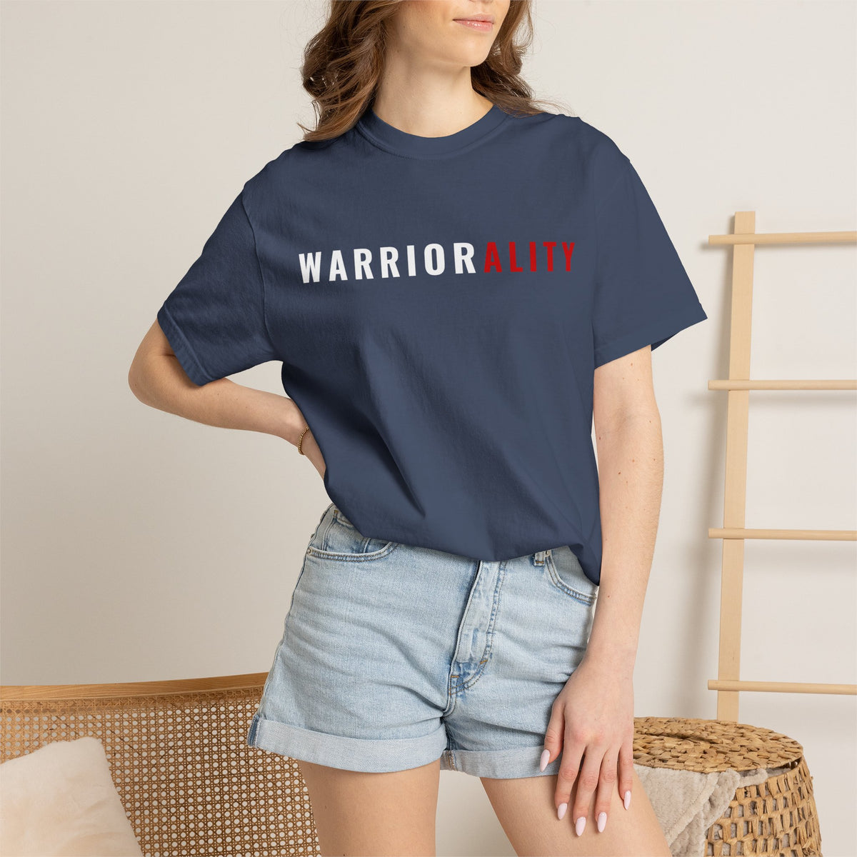 WARRIORALITY Front / No Excuses Only Discipline T-Shirt — Warrior Elite Motivational Tee